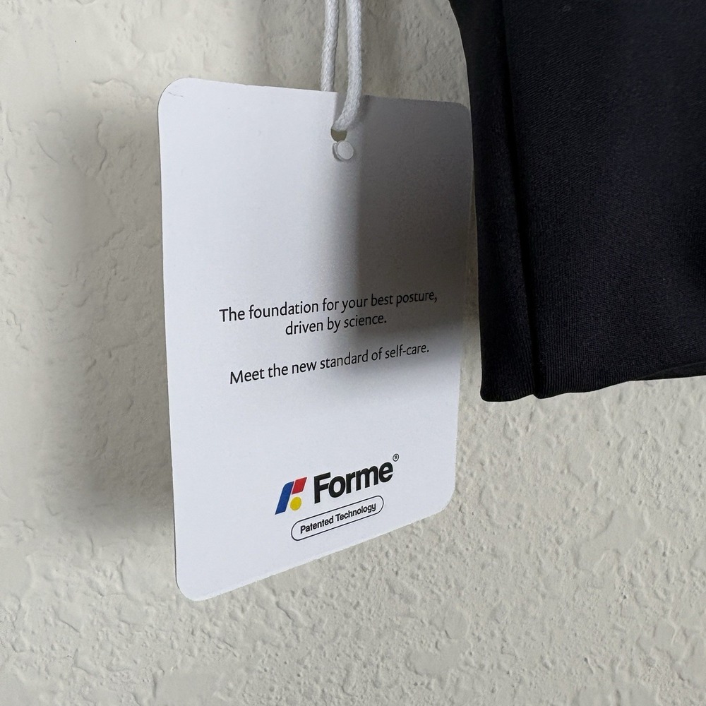 Forme Revive Posture Correcting Bra Size S Black Swift Shoulder Support NWT - Picture 6 of 9